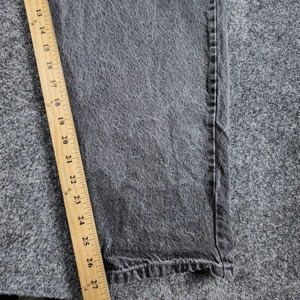 Empyre Loose Fit Jeans Mens 32 Black Washed‎ Denim Drawstring Streetwear Skater